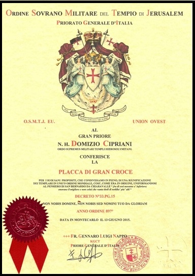 Diploma Domizio Cipriani